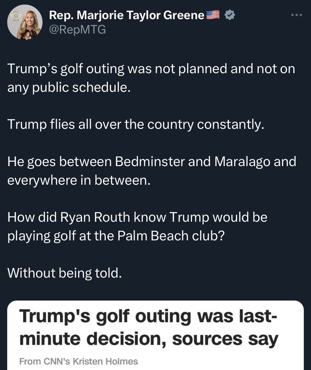 How the fuck would anyone know to look for Trump where he spends 90% of his time? Conspiracy!