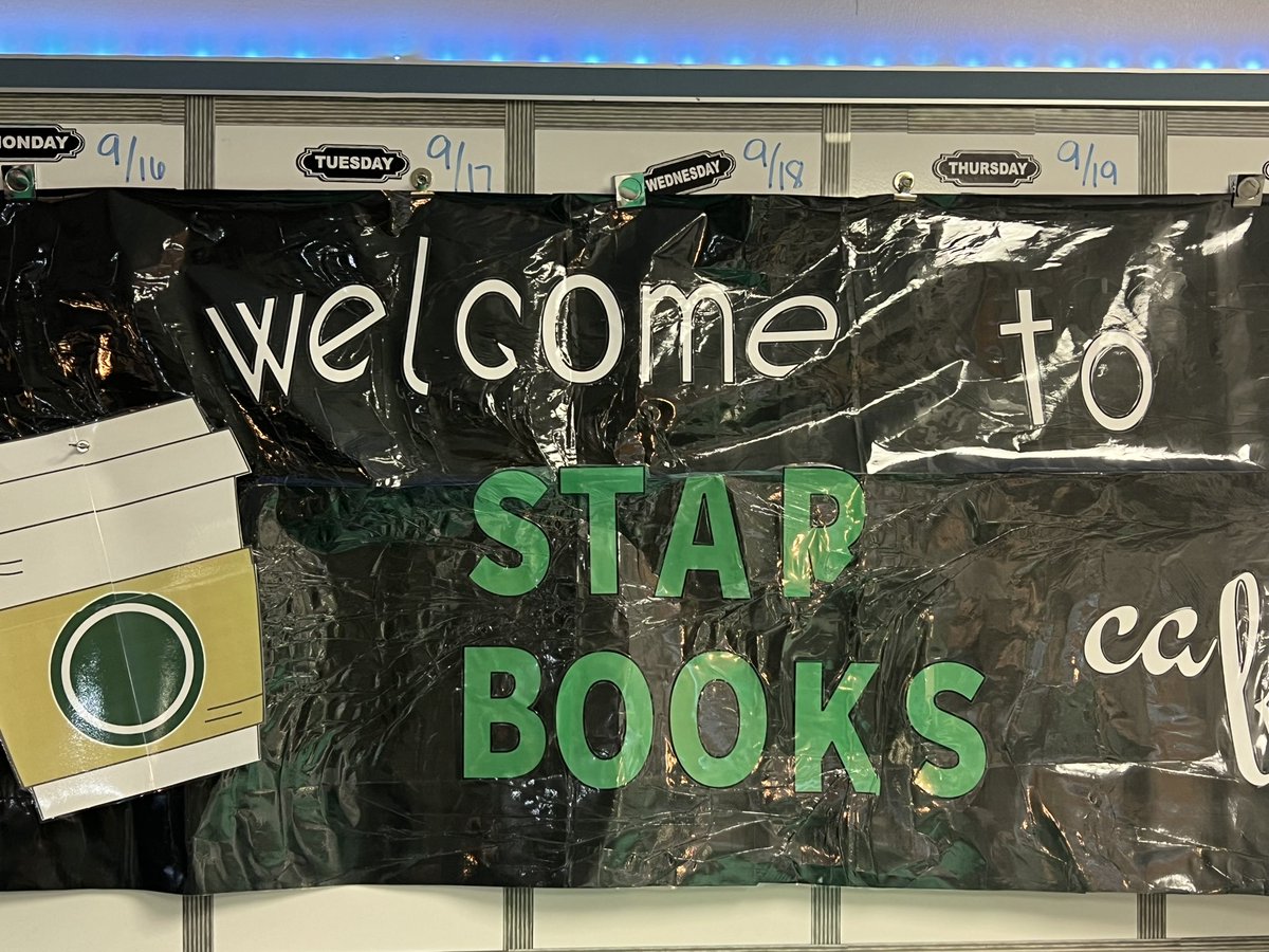 Welcome to 7th Grade ELA “Starbucks Cafe” Book Tasting