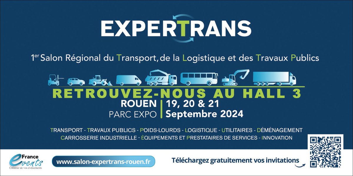 🚛⚡ Nous serons présents au salon Expertrans, à Rouen, les 19 &amp; 20 septembre !

De l'installation des bornes à la fourniture d'électricité, nous accompagnons les transporteurs dans leur transition énergétique, avec des solutions fiables et durables.