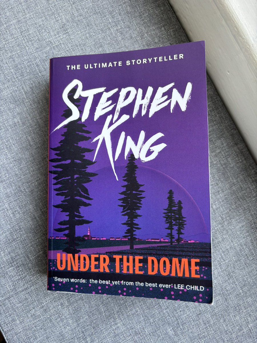 My Stephen King marathon continues, this time with a re-read of Under The Dome. Even though it’s my second time, I still can’t put it down!