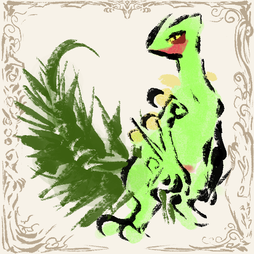 Kaoskiam's tweet photo. Treecko Line #Pokemonfanart https://t.co/uyKOpLQorJ