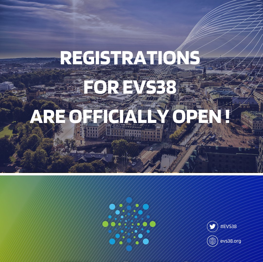 💥Registrations for EVS38 are now OPEN! 💥

#EVS38 is your chance to network with EV leaders, join scientific sessions, and experience cutting-edge electric vehicles firsthand.

🎫 Secure your spot here : shorturl.at/AZ7jW 

#ElectricMobility #SustainableFuture #AVERE