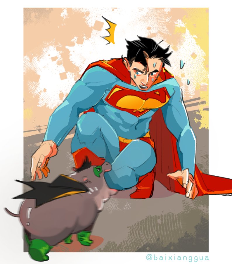 #SUPERBAT #DAMIAN
When your partner's son really dislikes you.