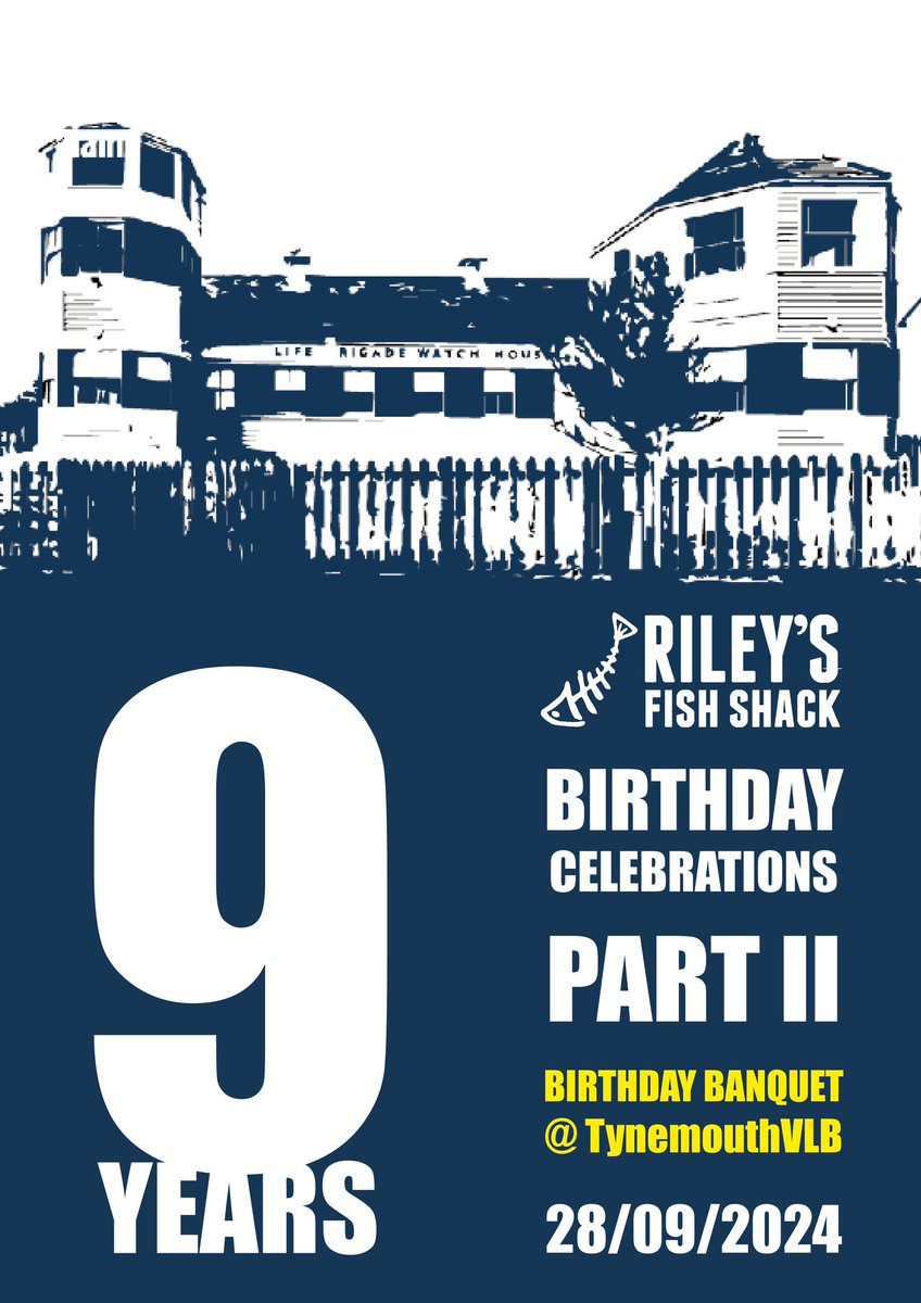 Riley's Fish Shack 9th Birthday Banquet at the TVLB Watch House Museum!

We are over the moon that the incredible TVLB have agreed to allow us to celebrate our 9th birthday ‘part II’ at the lovely, beautiful, charming Watch House Museum… 

More info; 

sevenrooms.com/events/rileyss…