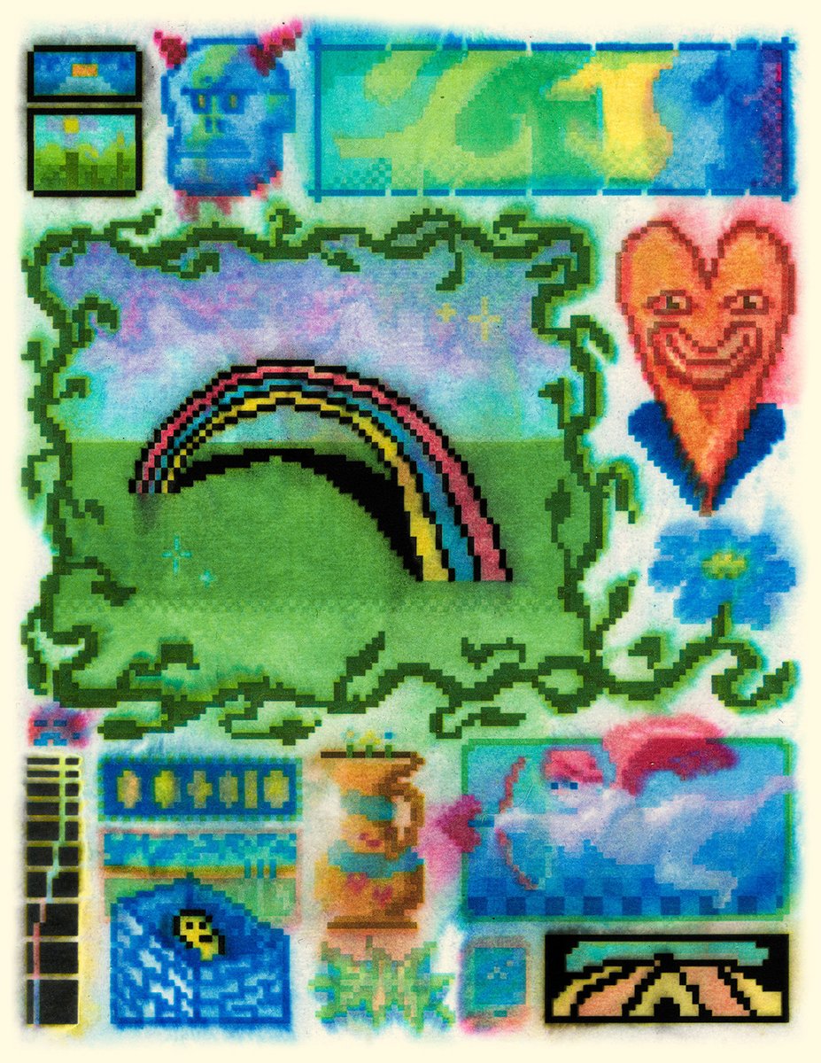 LuisaEnGrises's tweet photo. “Rainy 8-bit Garden” by Artist Karol Polak https://t.co/qZpPU0J9iW https://t.co/p09Od3p6Qg