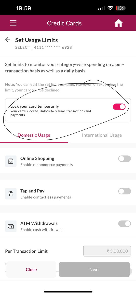 Temporary lock in axis not working.Even in the lock mode foreign merchant charged the amount. <a href="/AxisBank/">Axis Bank</a> i lost trust on you

#ccgeek #ccgeeks