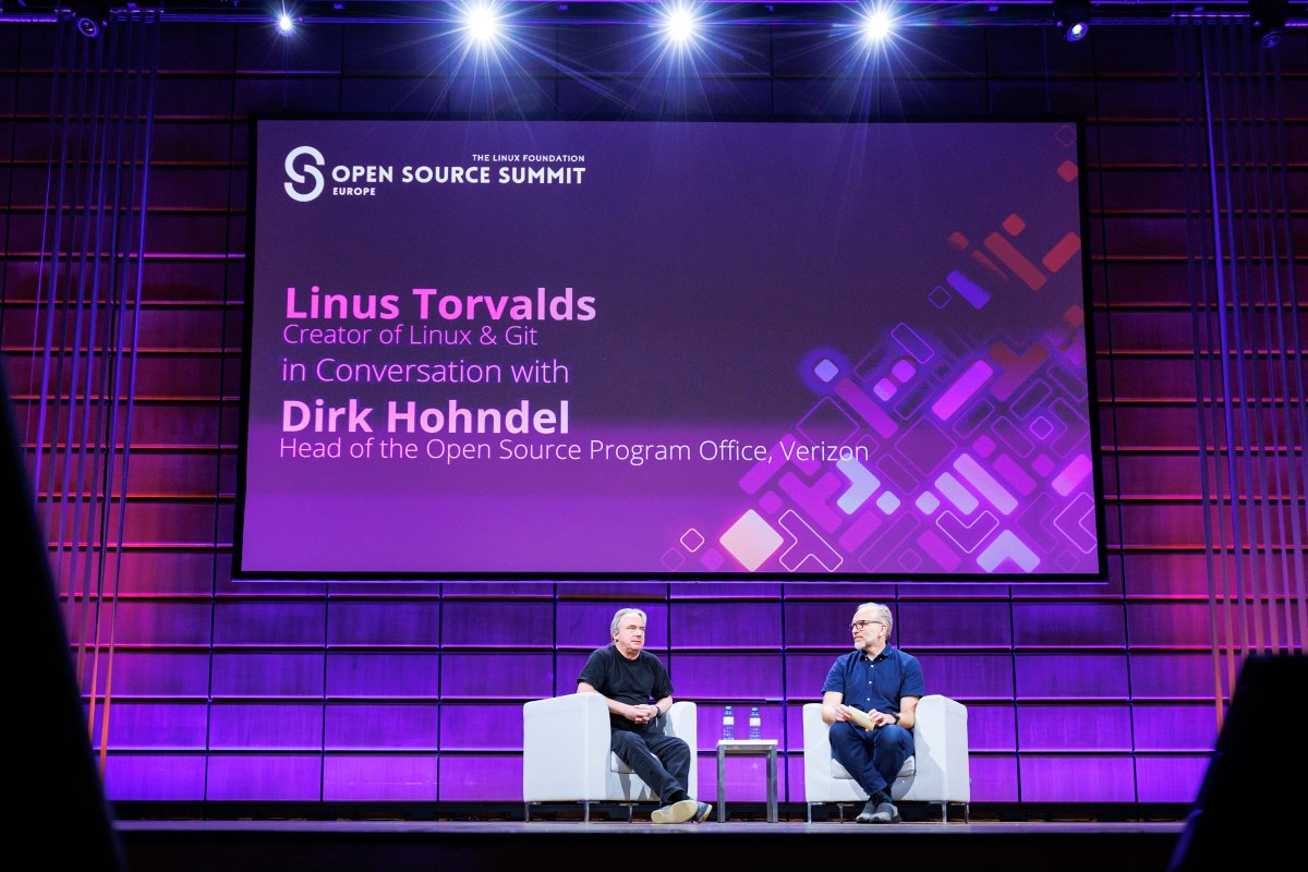 Day 1 of #OSSummit has been incredible! 🎉 From insightful keynotes to hands-on sessions to meeting old friends + new, the energy and innovation in #OpenSource is truly inspiring.  Can’t wait to see what tomorrow brings! View the schedule: hubs.la/Q02PJZyM0