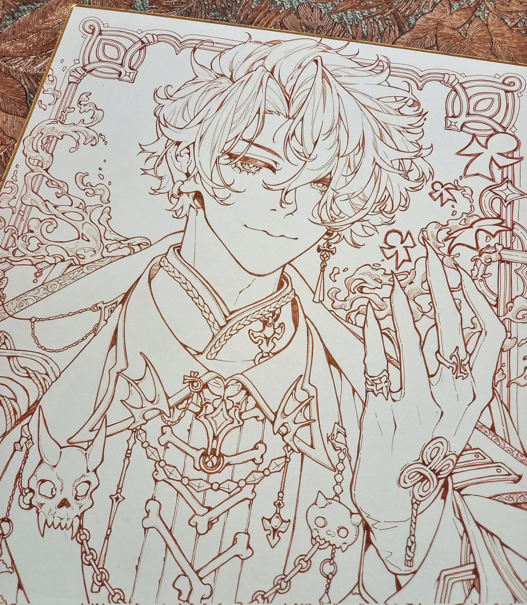 ElieKonkon's tweet photo. too scared to color  (╥﹏╥) there's no ctrl+z
#YaminoArt https://t.co/eRxwbpV1dn