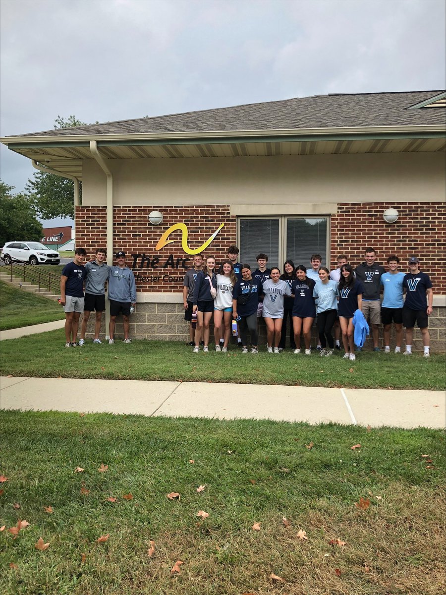Last week a group of <a href="/VillanovaU/">Villanova University</a> students volunteered their time to serve <a href="/arcofchesterco/">The Arc Chester County</a> ! We are so grateful for their dedication to service and the Arc.