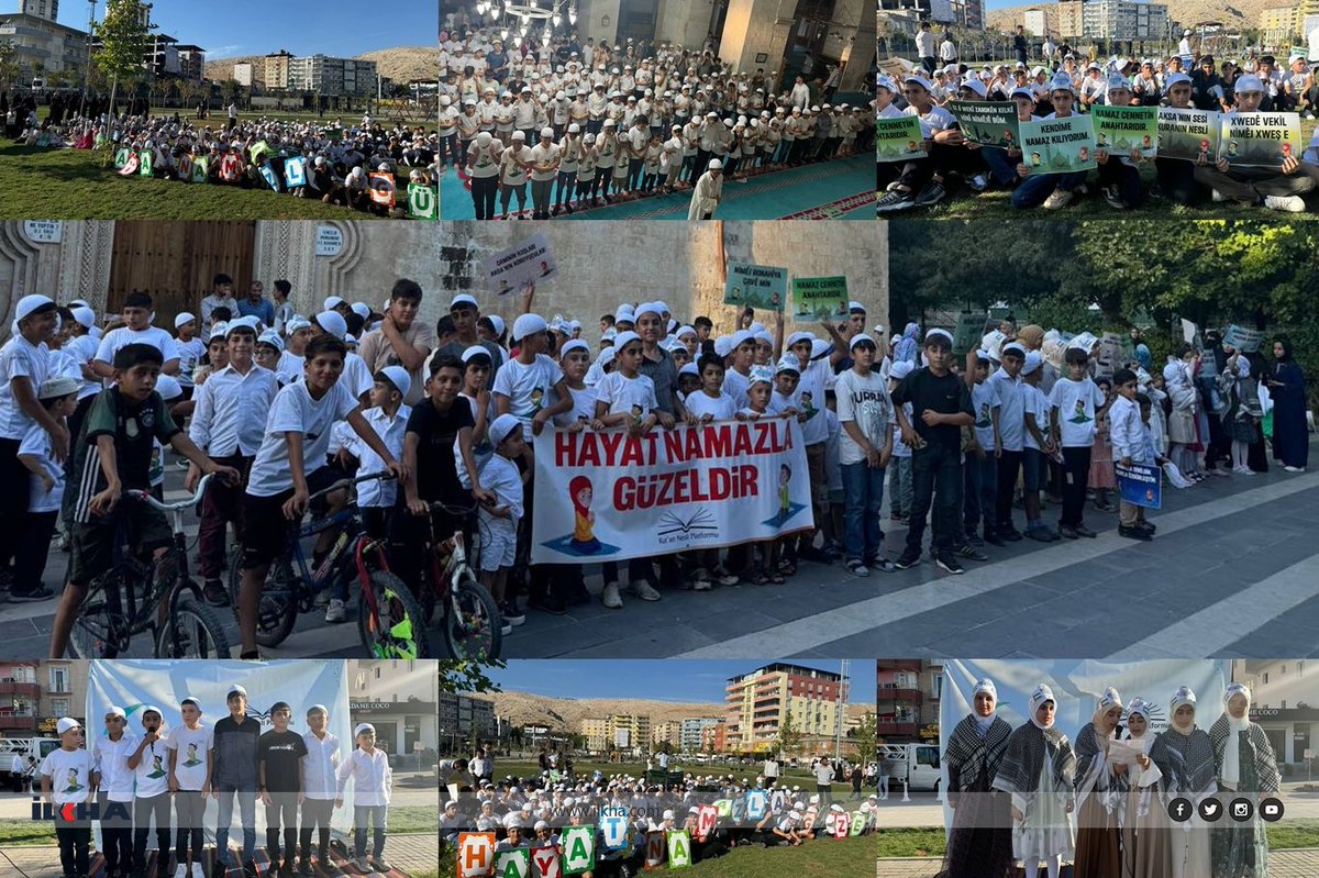 #Diyarbakır'ın #Silvan ilçesinde #KuranNesliPlatformu tarafından "Hayat Namazla Güzeldir" programı gerçekleştirildi.