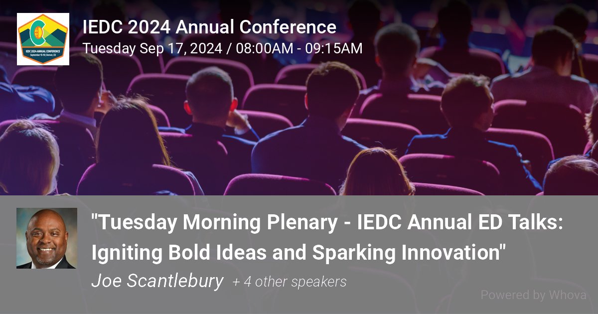 Tomorrow’s the day! At 8am our CEO Joe Scantlebury takes the stage at @iedctweets 2024 Annual Conference! Don't miss his talk on making wealth more inclusive through entrepreneurship and business scaling. Let’s create an equitable future together! #InclusiveEconomy #WealthEquity