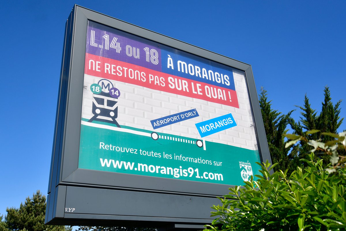 Une nouvelle étape importante vient d'être franchie pour l'obtention d'une station de la #L14 à #Morangis ! Le nouveau SDRIF-E voté le 11/09 inscrit officiellement la demande de prolongement de la L14 jusqu'à Morangis. Il sera soumis au Conseil d’État pour approbation par décret.