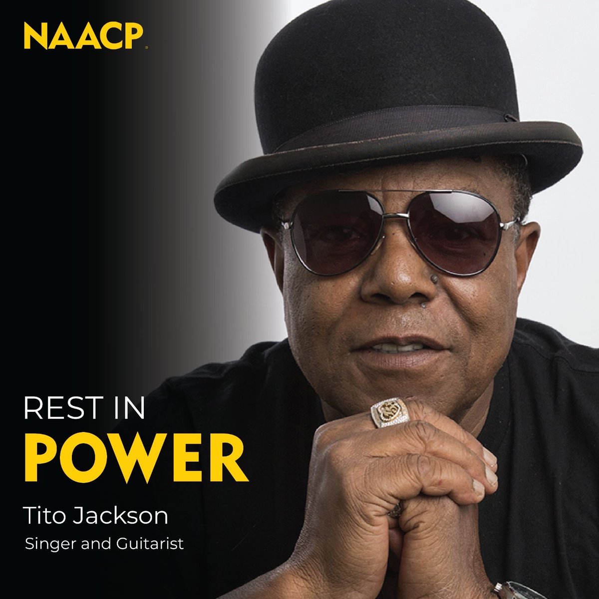 #RestInPower to singer, guitarist, and member of the iconic Jackson 5, Tito Jackson, who passed away at the age of 70. 

Our heartfelt condolences go out to the Jackson family, his friends, and all those who were touched by his artistry.