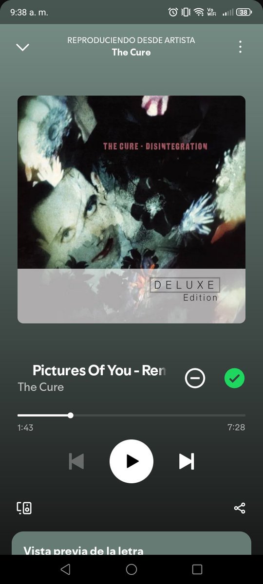 Básicamente crearon una canción gótica con arpegios  Dream Pop antes de que si quiera se creara ese sub género, lo que Pictures of You me hace sentir es indescriptible, mi canción favorita de la banda...