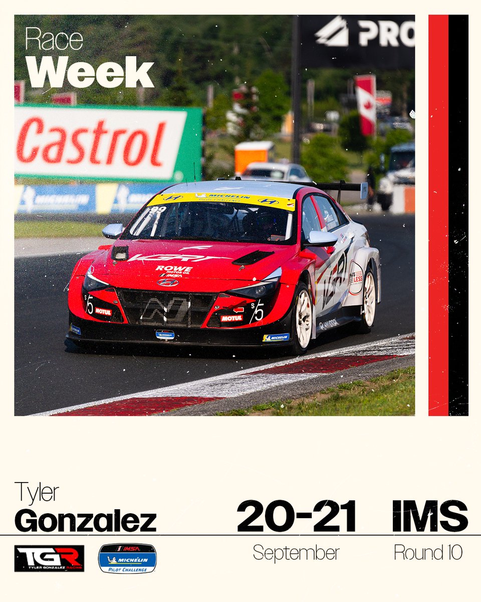 Tyler Gonzalez (@tylergonzalez57) on Twitter photo It's race week at the Brickyard!
#TylerGonzalez / #TylerGonzalezRacing / @imsa / <a href="/vgrtracingteam/">Victor Gonzalez Racing Team</a> It's race week at the Brickyard!
#TylerGonzalez / #TylerGonzalezRacing / @imsa / <a href="/vgrtracingteam/">Victor Gonzalez Racing Team</a>
