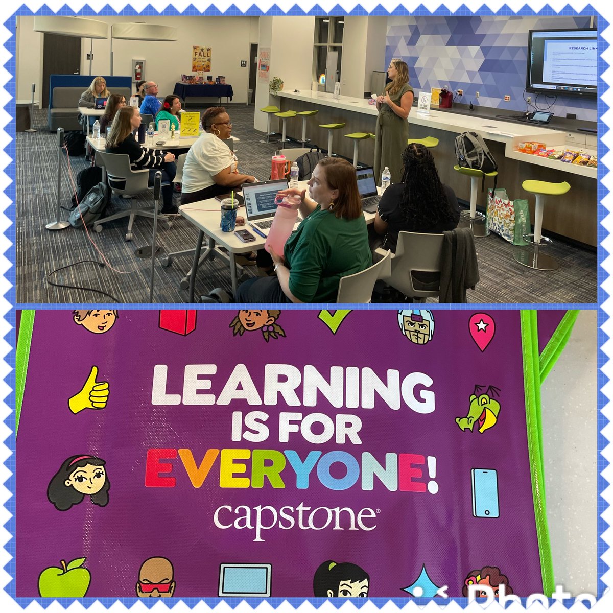 Our <a href="/SheldonISD/">Sheldon ISD</a> librarians &amp; media specialists are learning how to share new resources to support their campuses with <a href="/LiteracyForTX/">Literacy for Texas</a>. “Learning Is For Everyone” 😁📚<a href="/CapstonePub/">Capstone 📚</a> <a href="/galecengage/">Gale Cengage</a>