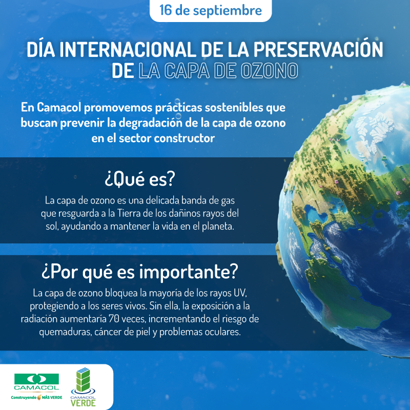 CamacolColombia's tweet photo. En @CamacolColombia nos unimos a la conmemoración del Día Internacional de la preservación de la #CapaDeOzono 🌍.Como sector, impulsamos prácticas sostenibles que protejan este escudo vital para la vida en la Tierra. 

¡Juntos, sigamos construyendo más verde! 💚 https://t.co/8knyDDYS09