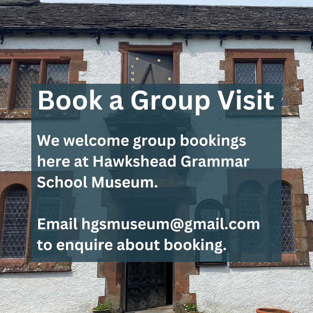 HawksheadGSM's tweet photo. We love welcoming groups to the museum. 
We include an extended talk on the history of the school in group admission (£5 per person), and offer a tour of our historic library for an additional fee (£3 per person).

Get in touch with us if your group is interested in visiting! https://t.co/URNHnId7K3