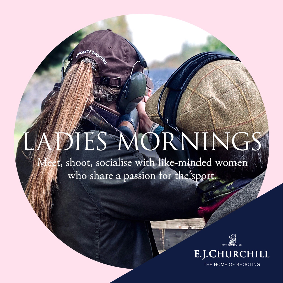 LADIES MORNINGS 💥 📅
Meet, shoot and socialise with like-minded women who share a passion for the sport.

Available Dates:
27th September
18th October
22nd November
20th December

Book today. Call 01494 883227
ejchurchill.com/ladiesmornings

#EJCHurchill
#ClayShooting
#LadiesMorning