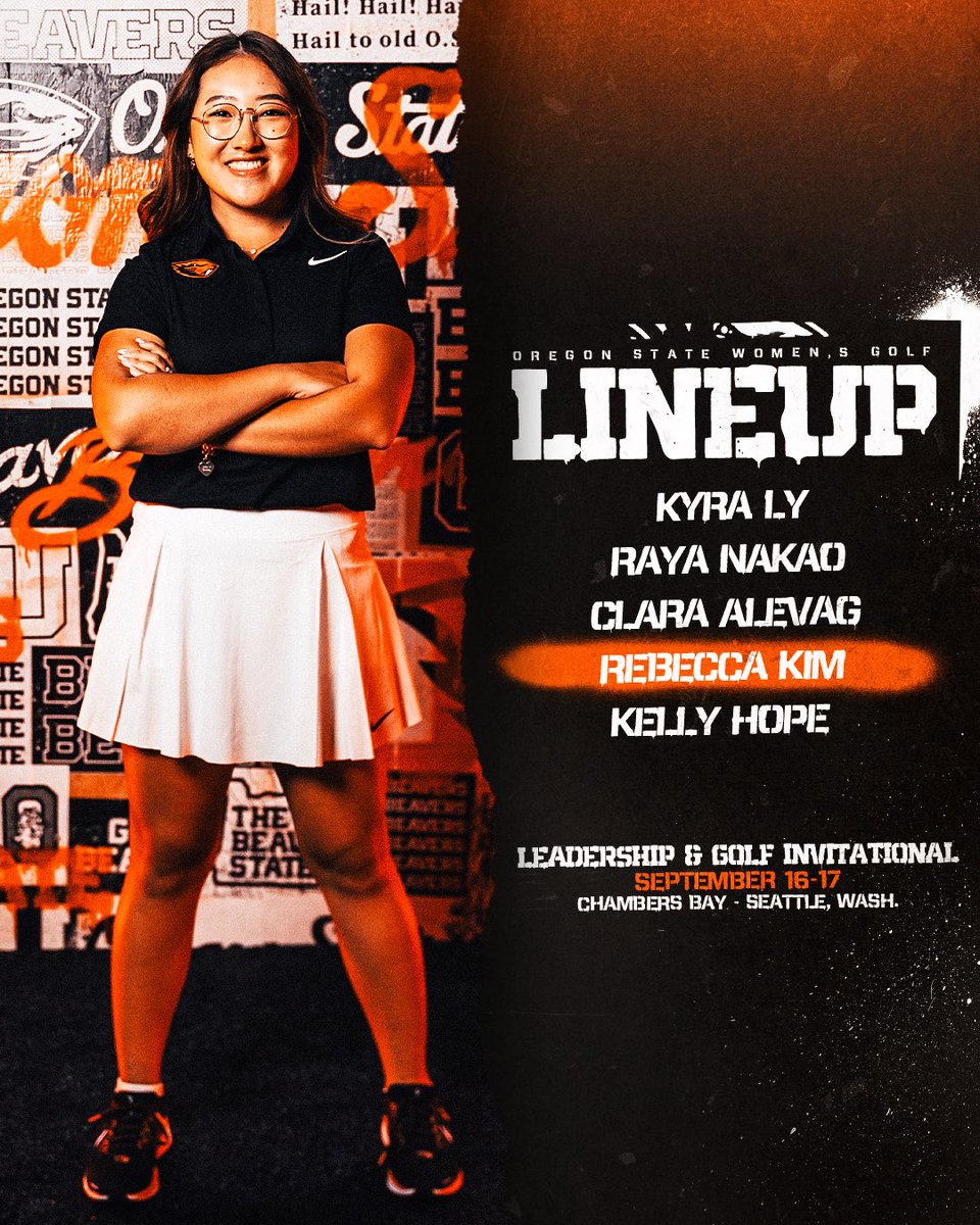 On the course for our first tournament of the year, the Leadership and Golf Invitational at Chambers Bay! 

Live scoring link: scoreboard.clippd.com/tournament-lea…

#GoBeavs