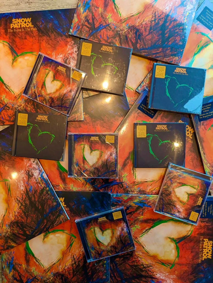 ‘The Forest Is The Path’ the brand new album by Snow Patrol, is out now! 🧡

Featuring tracks ‘All’ &amp; ‘The Beginning’ 🎶 

🎟️ Limited tickets left for the Snow Patrol signing in Stephens Green. 

goldendiscs.ie/pages/snow-pat…