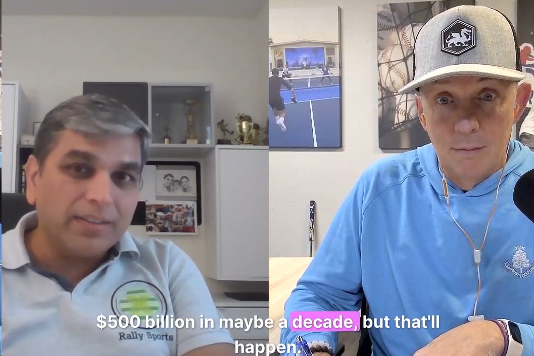 mattfarrell_'s tweet image. Could pickleball be a $500B industry? Get insights into the market, investments, technology, franchises, business models and entrepreneurism from Pickleball Minds founder Amitabh Jain.

💻 🎧 Farrell Sports Business pod:  youtube.com/watch?v=KzuCGX… 

#pickleball #sportsbiz