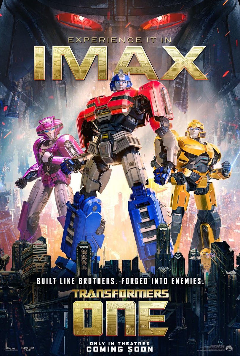goffyo's tweet photo. #TransformersOne  The Best Transformers!! สนุกเว่ออออออ ย้อนกลับไปเล่าต้นกำเนิดไพรม์แชะเมกะคฝตรอน ฟีลแบบ X- Men First class นี่ไม่ใช่การ์ตูนแล้ว โคตรมันนนนน #MovieReview 
@uipthailand https://t.co/xkRfpS6Pk2