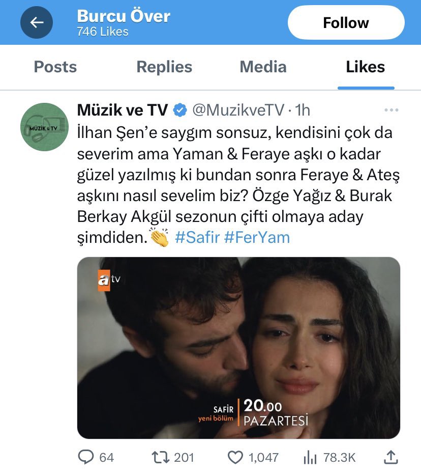 Wild__DE's tweet image. Where was this energy to fight for justice during safir? To stand with the protagonist couple that were Ateş and Feryae, AtFer? Ah, yes, here: