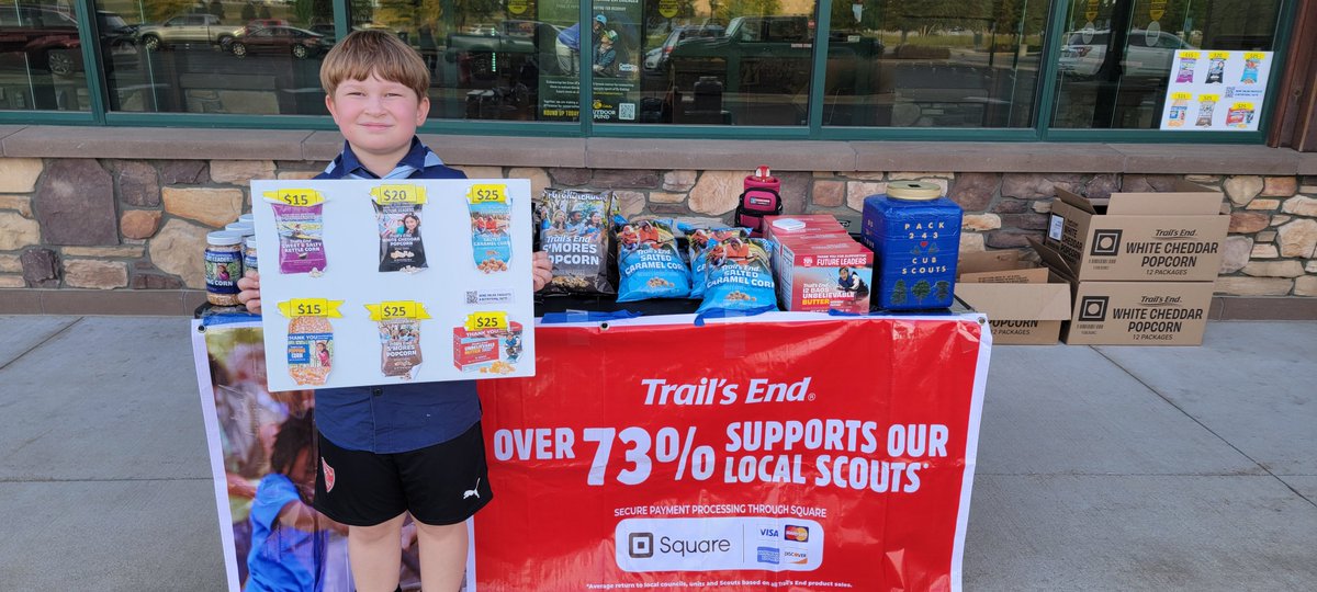 Would you support the cub scouts and help him earn his summer camping trip? My son would appreciate it! trails-end.com/store/scout/HJ…