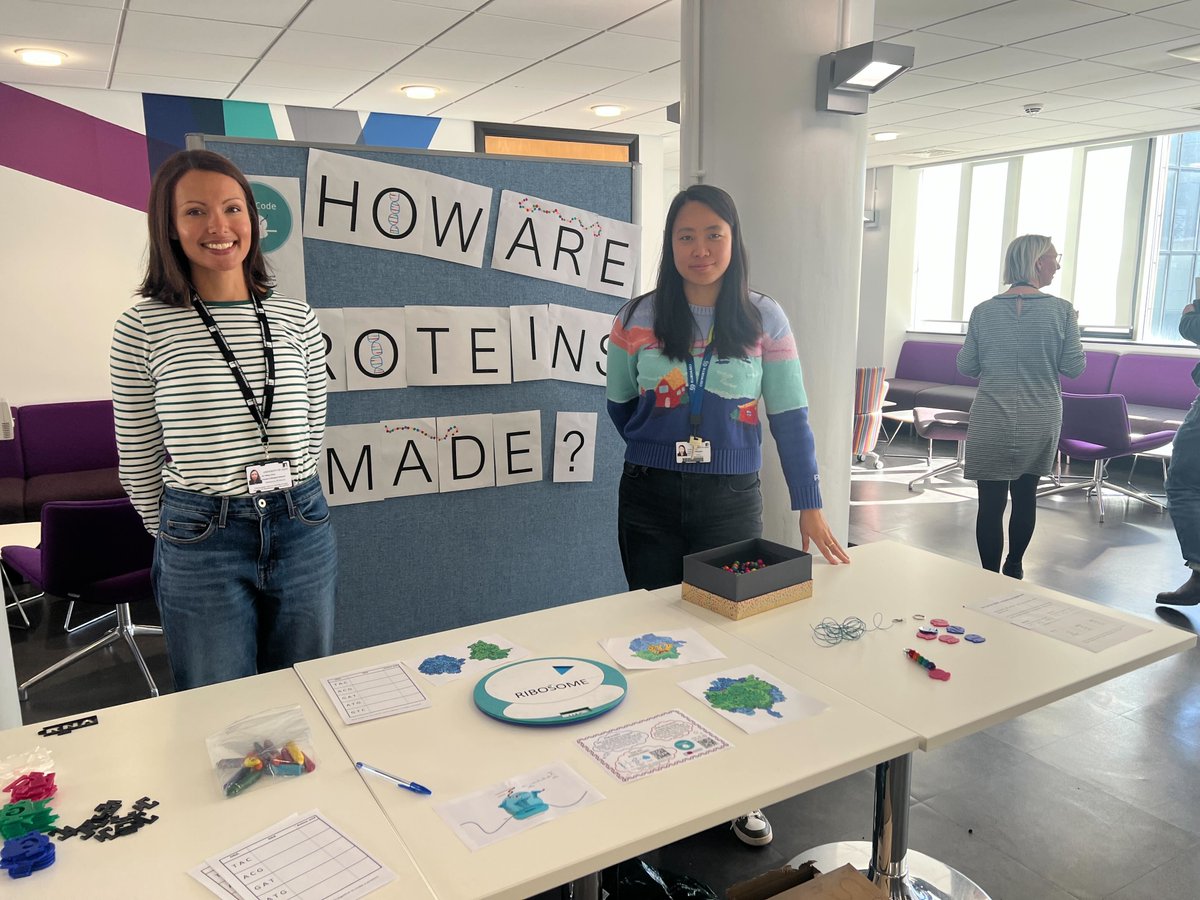 RiboCode's tweet image. Today Tiffany and Nan from the Leeds team showcased some of RiboCode's outreach materials at the @ScienceLeeds Faculty Research Celebration.
A brilliant day celebrating the inspiring science and innovation happening across FBS.
Thanks for inviting us!