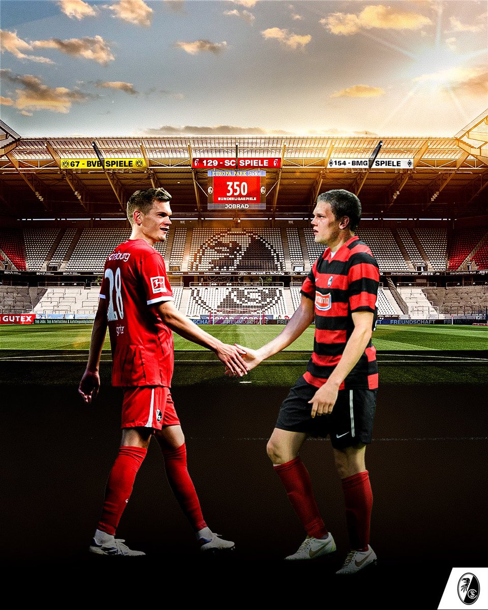SC Freiburg (@scfreiburg) on Twitter photo 350. Bundesligaspiel 🤝 1.Bundesligaspiel
<a href="/MatzeGinter/">Matthias Ginter</a> hat am Samstag sein 350.Bundesligaspiel absolviert und ist damit unter den Top-5 der noch aktiven Bundesliga Profis! 🙌 Herzlichen Glückwunsch zu diesem Meilenstein, Matze! 🥰 350. Bundesligaspiel 🤝 1.Bundesligaspiel
<a href="/MatzeGinter/">Matthias Ginter</a> hat am Samstag sein 350.Bundesligaspiel absolviert und ist damit unter den Top-5 der noch aktiven Bundesliga Profis! 🙌 Herzlichen Glückwunsch zu diesem Meilenstein, Matze! 🥰