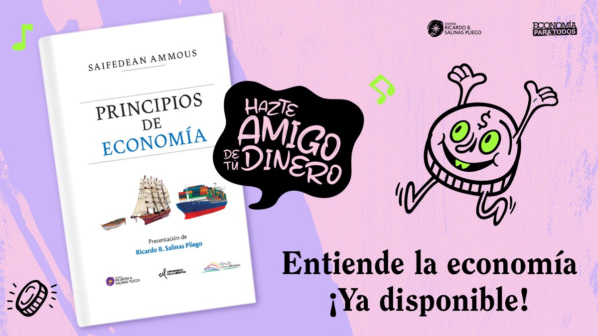 Entender la economía es necesario para tomar decisiones informadas, por ello, te presentamos el libro "Principios de Economía", de Saifedean Ammous (<a href="/saifedean/">Saifedean Ammous</a>). Conoce sus conceptos de manera atractiva, últil y aplicable. 

¡Ya disponible!
📚 bit.ly/3ZpYg8K