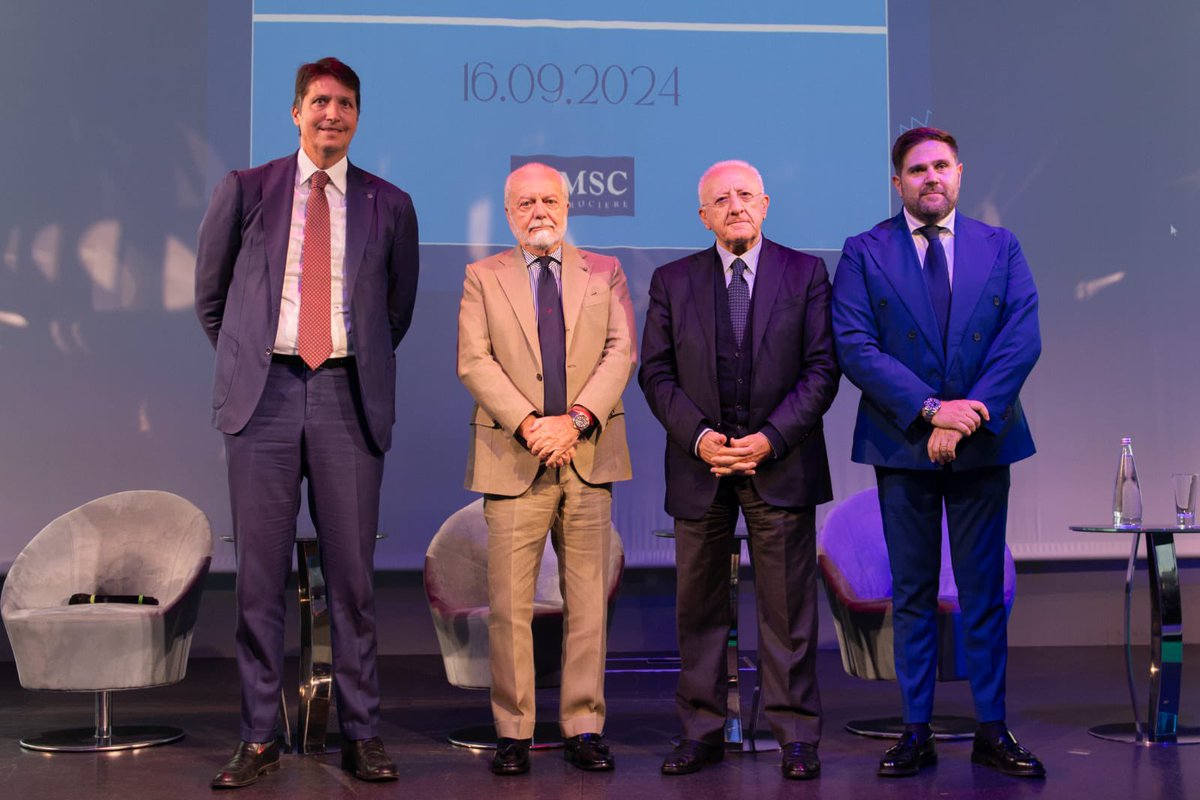 Interessante convegno sulla MSC World Europa in compagnia di Leonardo Massa, Vincenzo De Luca e Salvatore Isaia