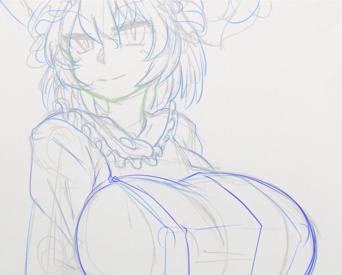 藍しゃま途中
明日で線画しちゃう 