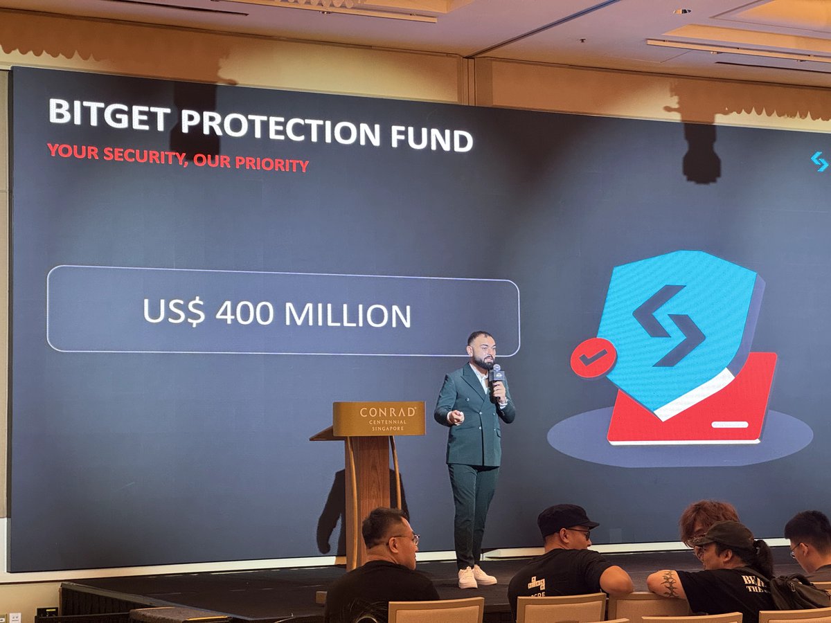 bitget's tweet photo. It's a wrap at the #FATAwards2024! 🙌

#Bitget COO Vugar @usithetalk shared insights on how crypto startups can stand out at the FAT Awards &amp; Summit 2024, along with Bitget's role in supporting them in entering the market. https://t.co/cVzM0ANIMf