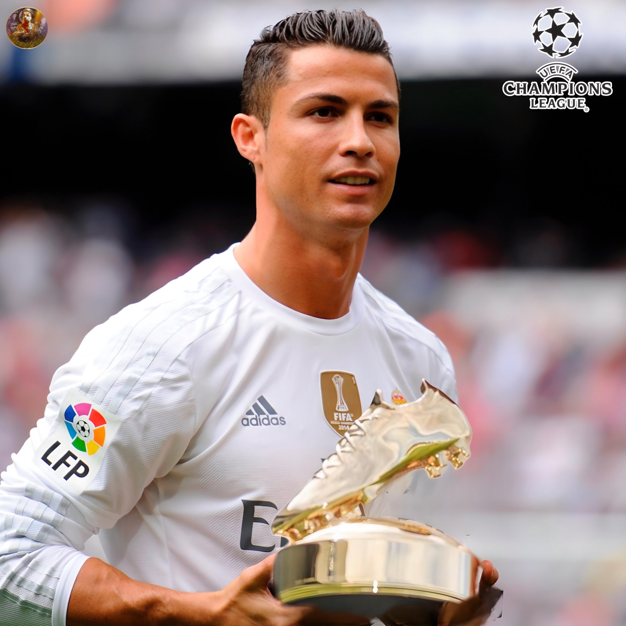 Jugador Botas De Oro De Cr7 Oro 2021 Máximos Goleadores Tabla - Main Image