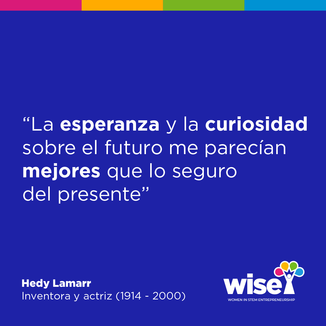 ¿Sabías que Hedy Lamarr fue una excelente actriz de cine, pero además, fue la coautora de la tecnología en la que se basa el WiFi moderno?🤔
Trabajamos para que más mujeres desarrollen sus proyectos STEM. Súmate en wiselatinamerica.com
#WISELatinAmerica #MujeresEmprendedoras