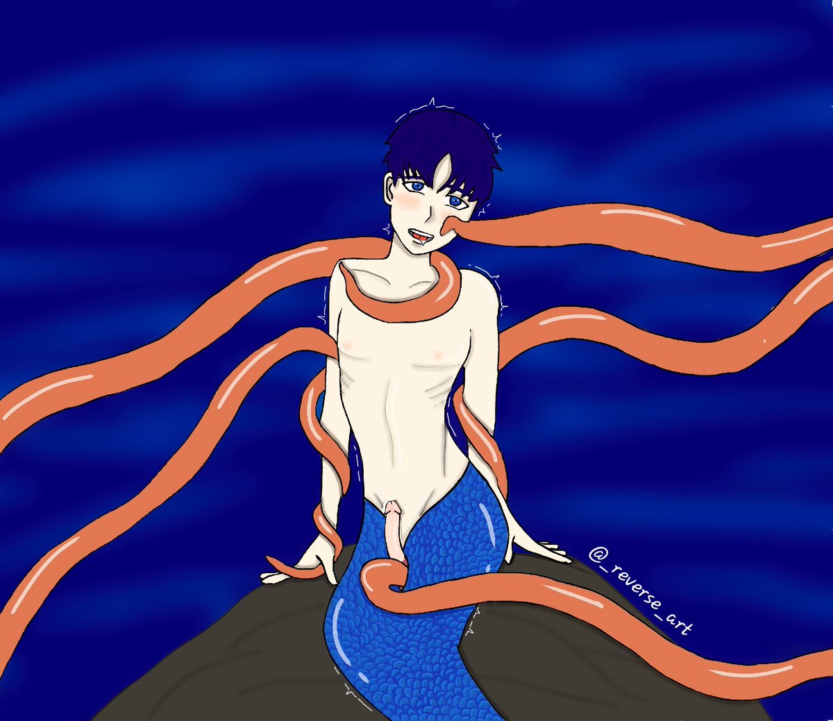 _reverse_art's tweet photo. Don't go too deep into the ocean...

#nsfw #yaoi #yaoihard #oc #yaoiart #drawings #hot #draw #bl https://t.co/xcxeGkN5Lh