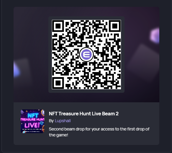 Come and get ready for a Treasure hunt!
Download the Enjin Wallet or follow the link to get to download!
Claim not only a drop for the start of the game (1st Oct)
but after, you can burn this one and claim 1 Enj
#NFT #Giveaway #BTC #FuelTheEnjin #Free
nft.io/beam/claim/793…