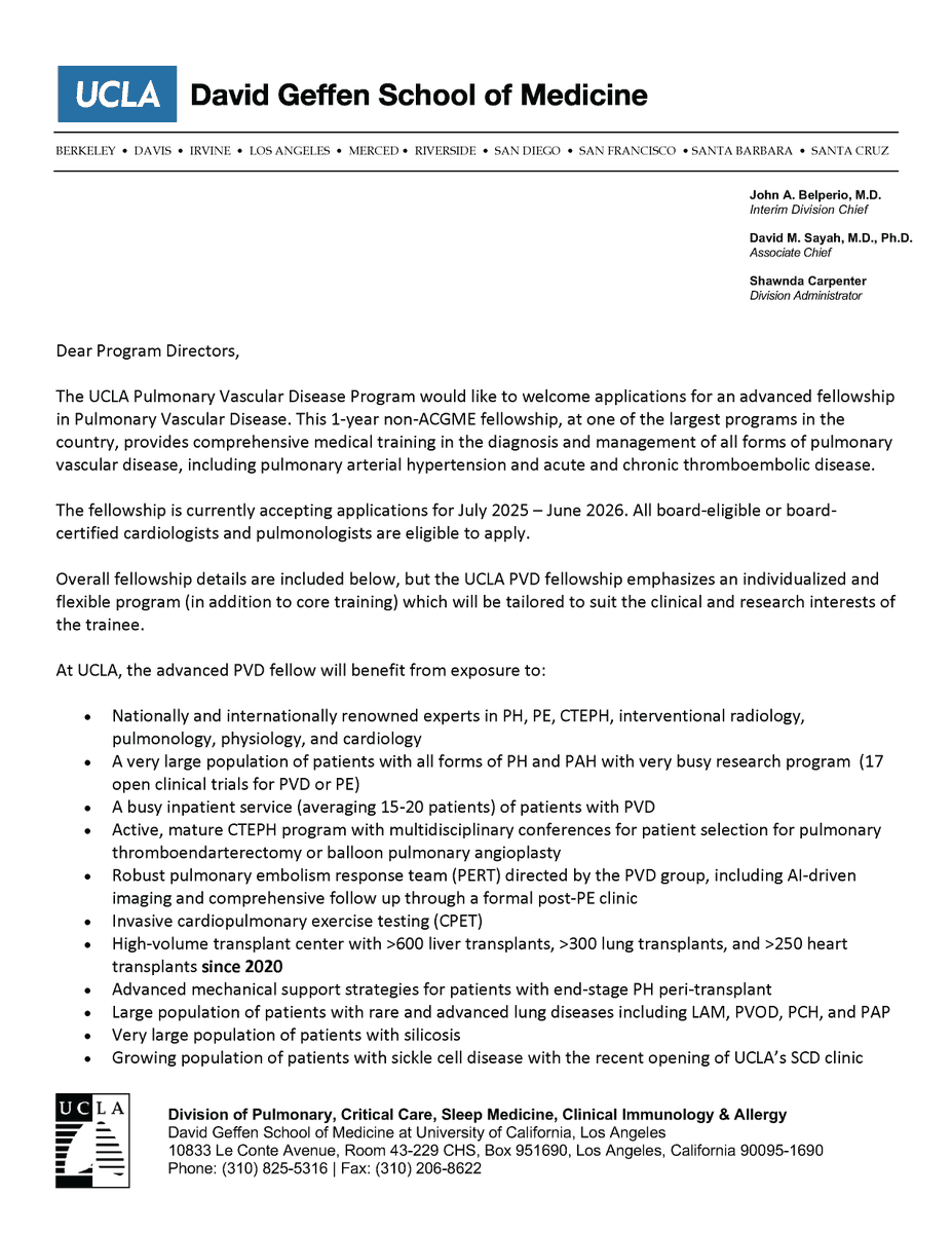 UCLA Pulmonary Vascular Disease Program tweet media