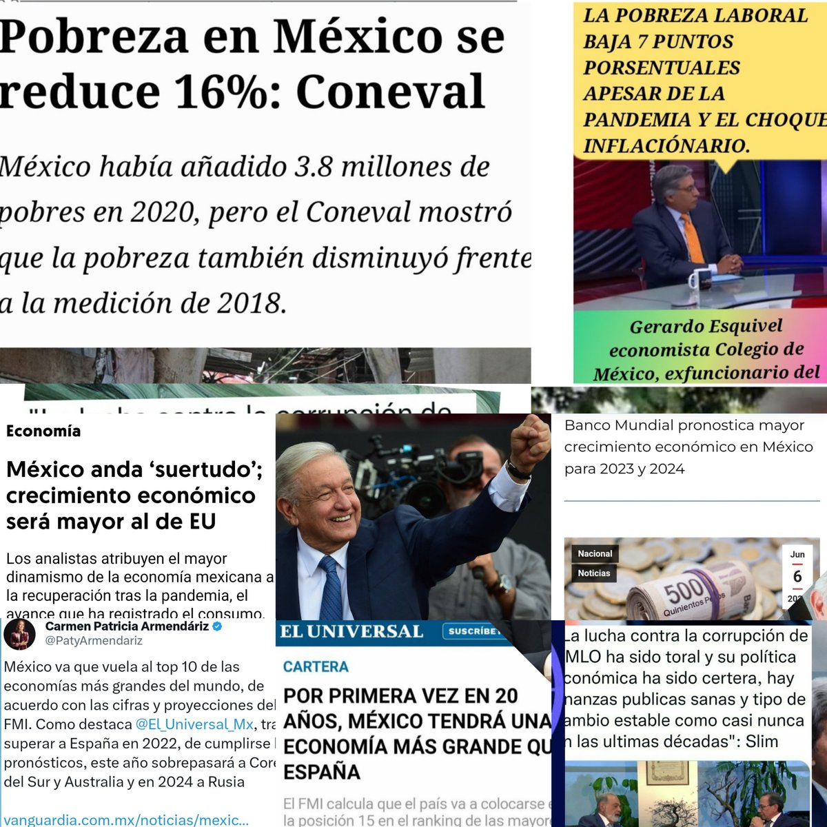 <a href="/DavidPramo2/">Padre del Análisis Superior</a> Yo agradezco estas publicaciones...
Así ganó AMLO
Así ganó Sheinbaum
Así seguiremos ganando sexenio tras sexenio

Gracias esteroides con patas. Eres uno de los mejores promotores del Obradorismo.
#EsUnHonorEstarConObrador