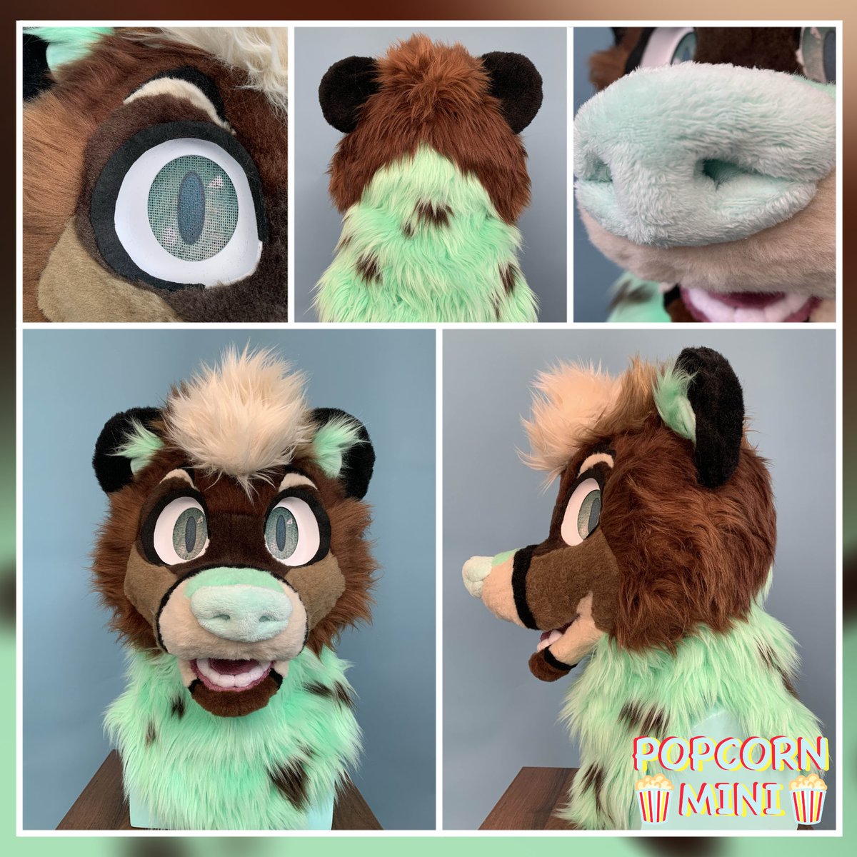 ‼️MINT CHOC CHIP BEAR AUCTI0N IS LIVE‼️

The bear comes with a fully lined head, 5 finger hand paws, and a nub tail!

SB: £2,500
MI: £50
AB: £6,000

Feet paws and arm sleeves will be added at £4,000

Link in bio🥰

Collage by <a href="/Wotsit_rat/">🌟Mikmik🌟</a>