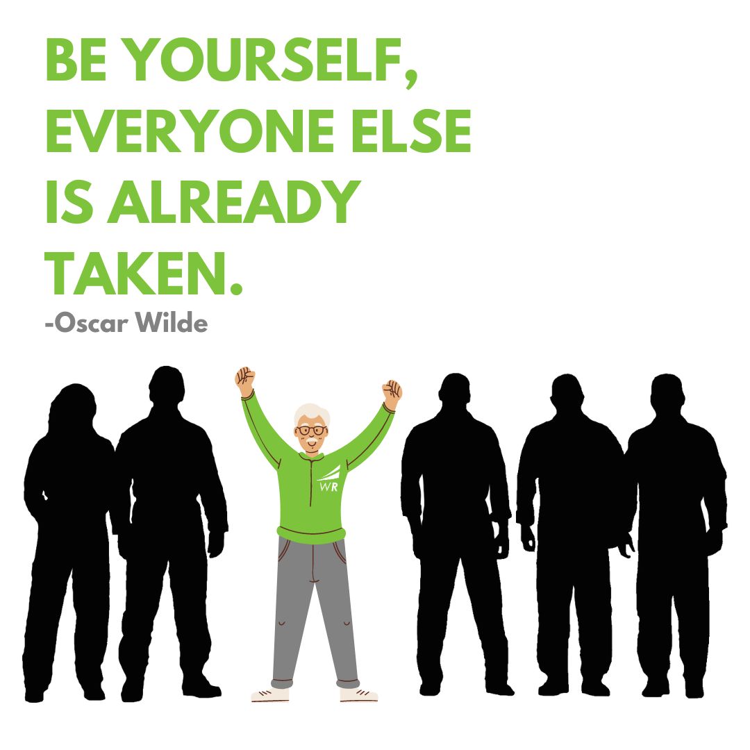 Remember this as you begin your week... Be yourself, because no one else can do it better than YOU! Embrace your uniqueness and let it shine through every day. #BuildingConfidence #MondayMotivation #GoodVibesOnly #confidence