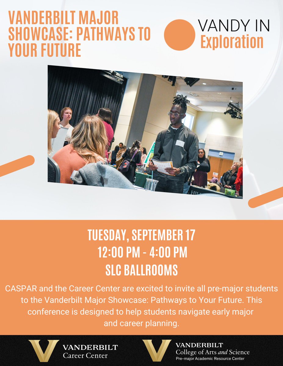 Tomorrow CLACX will be joining the Vanderbilt Majors Showcase: Pathways to Your Future! This new conference, put on by CASPAR and the Career Center, will have CLACX's Executive Director, Avery Dickins de Girón, as the Keynote Speaker at noon. See you there! <a href="/VanderbiltU/">Vanderbilt University</a>