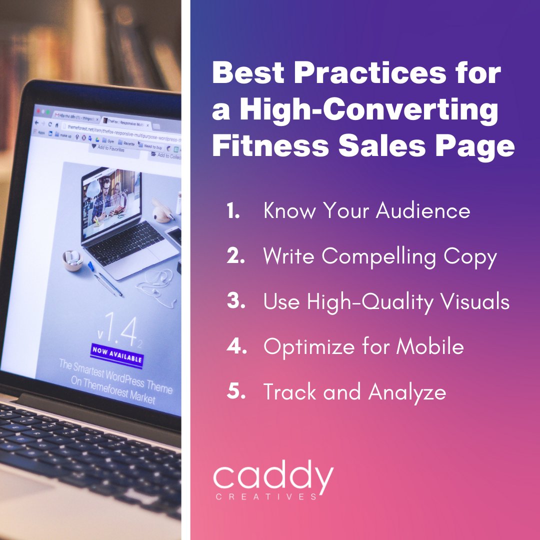 CaddyCreatives's tweet image. Maximize Your Fitness Sales Page Performance! Discover the key elements for a high-converting sales page.

#FitnessMarketing #SalesPageTips #ConversionOptimization #HighQualityVisuals #MobileOptimization #DataDrivenSuccess #FitnessBusiness