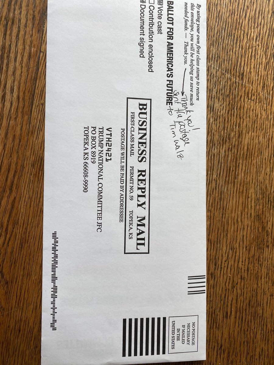 PRALLST's tweet image. Bleeding @realDonaldTrump one campaign flier at a time. Anything to move on and save American from an 82 year old Trump.  If he’s this bad now what will he be like in 2029!