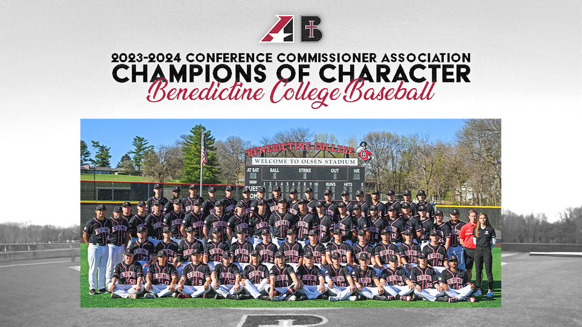 Heart of America Athletic Conference (@heartsportsnews) on Twitter photo ⚾️, Congratulations to the <a href="/ravenathletics/">Raven Athletics</a> Baseball program, as they were selected for a prestigious national award on NAIA Awards Day!
The Ravens earned the Conference Commissioner's Association Champions of Character® Team Award!
heart.prestosports.com/general/2024-2… ⚾️, Congratulations to the <a href="/ravenathletics/">Raven Athletics</a> Baseball program, as they were selected for a prestigious national award on NAIA Awards Day!
The Ravens earned the Conference Commissioner's Association Champions of Character® Team Award!
heart.prestosports.com/general/2024-2…
