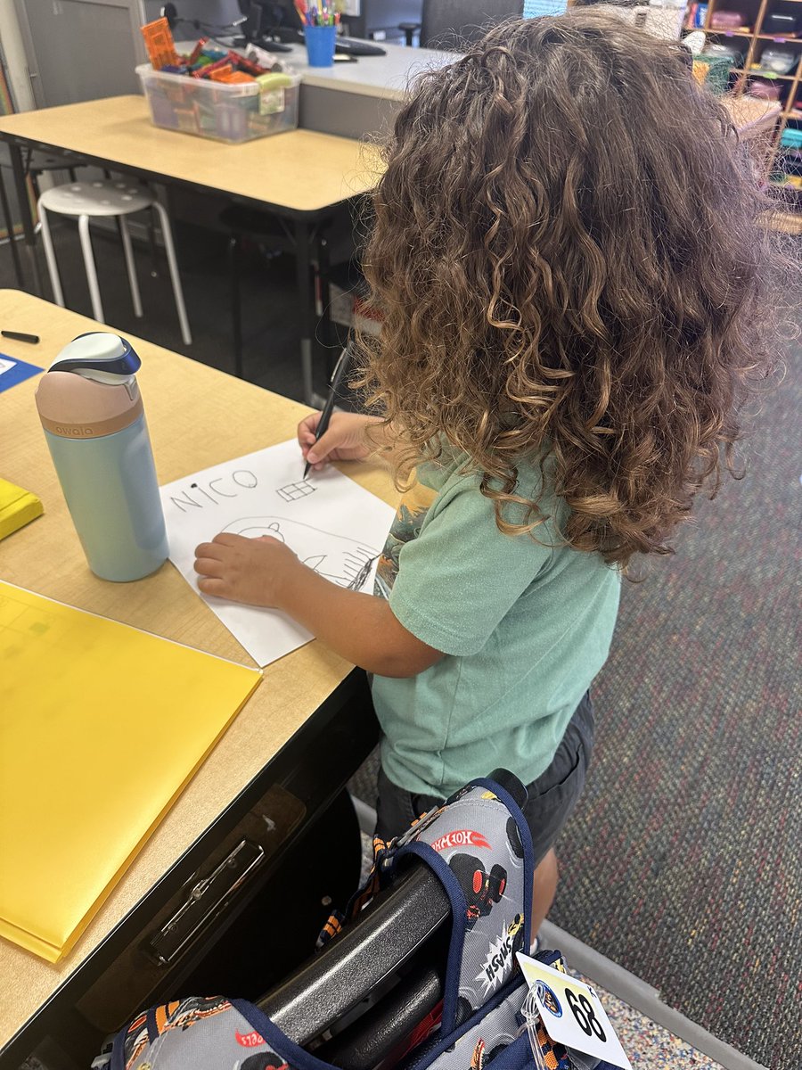 MillbrookeMax's tweet photo. Our youngest mountain lions are starting with writing practice as they dig into Wit and Wisdom, the ELA curriculum! #theresnoplacelikemillbrooke #OPSmaketodaycount @olatheschools https://t.co/QpmYh8JFHW