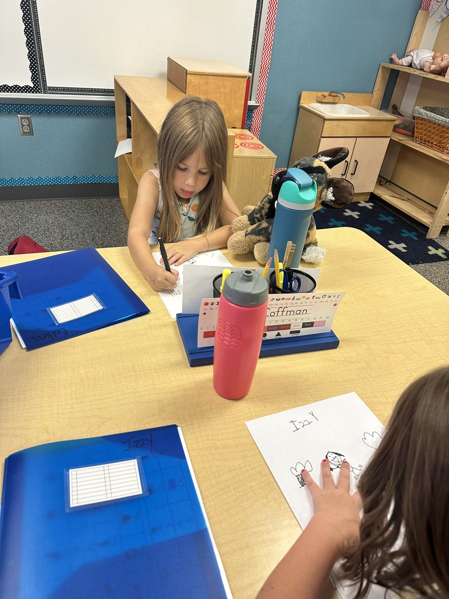 Our youngest mountain lions are starting with writing practice as they dig into Wit and Wisdom, the ELA curriculum! #theresnoplacelikemillbrooke #OPSmaketodaycount <a href="/olatheschools/">Olathe Public Schools</a>