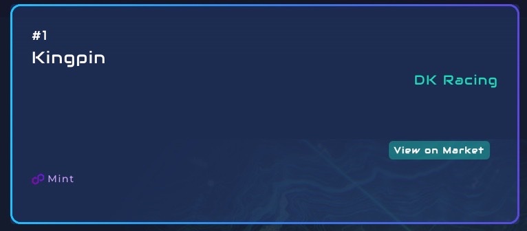 I've had some pretty exciting web3 moments, but to see the crown jewel of <a href="/DNARacing2023/">DNA Racing</a> in my vault is next level!  Thanks for the smooth deal <a href="/blackncheap/">BlackSheep</a>!

Going to race him just as hard as I know <a href="/DNKingpin/">Kingpin Racing</a> would have 🫶